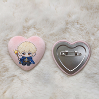 Cadeaux Souvenirs Mignons Petits Imprimés Personnalisés Coussin Peluche Doux Badge Bouton en Fer Blanc Vente en Gros Direct Usine Cadeau Très Demandé