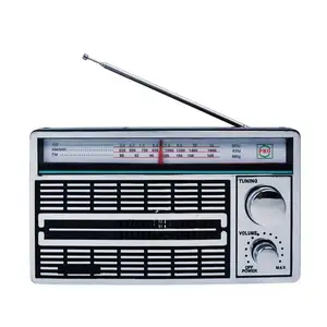 SG-1202AC制造调频调幅sw 3波段便携式收音机，配有高质量耳机插孔和变压器