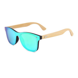 Nouveauté Lunettes de soleil de haute qualité avec monture en bambou personnalisée avec logo, verres polarisés couleur marron, protection UV - Product Image 3