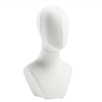 Magasin de vêtements hommes et femmes mousse vente en gros perruque tête modèle dentelle wrap tête de mannequin