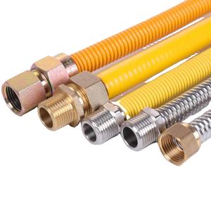 Газовый шланг SanSheng OEM/ODM из нержавеющей стали 304, сварной, гибкий, термостойкий, стандарт EN, CSA, поверхность TSHS, давление 0.5 фунта на кв. дюйм - Product Image 1