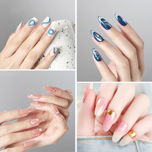 <span class=keywords><strong>Precio</strong></span> al por mayor puntas de <span class=keywords><strong>gel</strong></span> suave para uñas Material acrílico medio cuadrado Stiletto uñas artificiales 240 unids/caja - Product Image 5