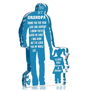 <span class=keywords><strong>Plaque</strong></span> en acrylique « Meilleur <span class=keywords><strong>grand</strong></span>-<span class=keywords><strong>père</strong></span> de tous les temps » – Cadeau pour <span class=keywords><strong>grand</strong></span>-<span class=keywords><strong>père</strong></span>, papa, de la part de sa petite-fille – Idéal pour Noël et la fête des pères - Product Image 1