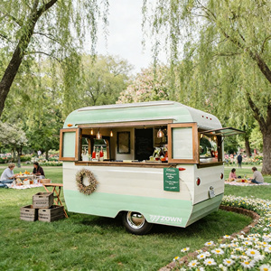 Custom Color Mobile Food <b>Trailer</b> Modern Design Catering Truck for Fast Food - Product Image 1
