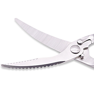 Stainless Steel Kitchen Scissors 3 <b>In</b> Blade Spring Loaded For <b>Chicken</b> Bone Cutting Dishwasher Safe - Product Image 2