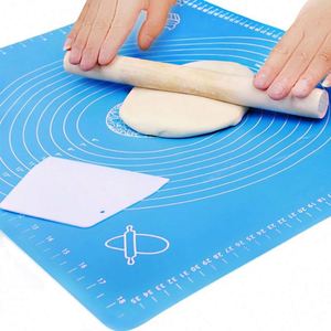 Non-slip Extra Large Measurements Silicone Baking Mat for Pastry <b>Rolling</b> Dough - Product Image 2