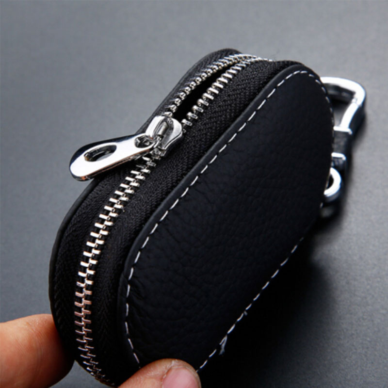 Universal Fashion Leather Car Key Bag | Customizable Key Case for Civic, Camry, Accord
