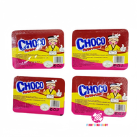 Vente en gros de bonbons et de bonbons Halal 3 en 1 tasse de confiture de chocolat noir et blanc fraise bonbons au chocolat