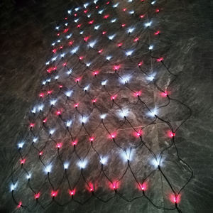 Taille personnalisée LED filet maille fée <span class=keywords><strong>guirlande</strong></span> lumineuse rideau <span class=keywords><strong>de</strong></span> fenêtre noël fée lumière fête <span class=keywords><strong>de</strong></span> mariage vacances <span class=keywords><strong>clignotant</strong></span> lumière - Product Image 1