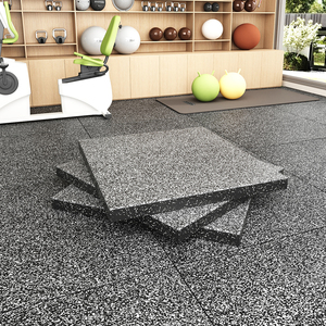 Suelo de Gimnasio de Caucho, Baldosas de Caucho de Alta Densidad para Fitness, Baldosas de Caucho para Gimnasio Interior - Product Image 4