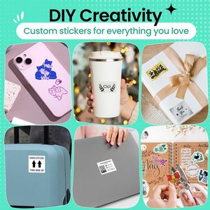 미니 휴대용 즉석 사진 프린터용 온도계, 휴대폰 호환 IOS/안드로이드, 저널/DIY/학습용, 크리스마스 어린이 선물 - Product Image 5