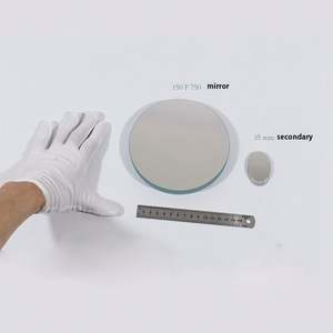 Miroir réfléchissant sphérique concave de taille OEM optique D90mm F800mm, miroir en verre flotté, miroir revêtu, qualité de surface 60/40 - Product Image 4