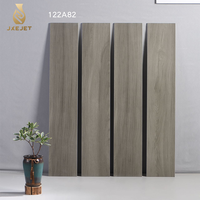 Carreaux de sol en céramique effet bois émaillés en porcelaine, finition mate, 200x1200mm, antidérapants, aspect bois, pour sols marron et gris
