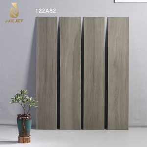 Piastrelle in Ceramica Effetto Legno Opaco 200x1200mm, Antiscivolo, per Pavimenti Marroni e Grigi - Product Image 3