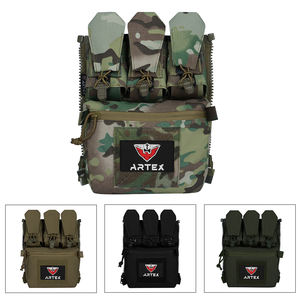 Bolsa de Panel MOLLE Universal de Nailon 500D, Negra, Compatible con Multicam, para Artículos Esenciales de Campo, Equipo EDC, Accesorios Tácticos - Product Image 3