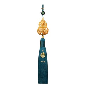 Pendentif de parfum de voiture haut de gamme en cuivre, motif grue traditionnelle chinoise, décoration intérieure suspendue, nouvel ornement de voiture tendance en ligne - Product Image 1