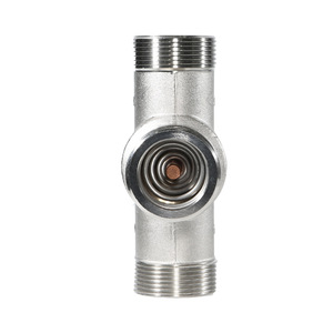 <b>Thermostatic</b> Mixing Valve DN32 DN40 Stainless Steel Solar Powered Wall Mounted Hot Cold Water <b>Control</b> - Product Image 3