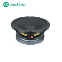 Haut-parleur professionnel de 10 pouces avec woofer en ferrite, bobine vocale de 3 pouces, 450W AES, 8 ohms, 98 dB pour enceinte large bande