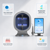 Détecteur de peau intelligent AI Commercial X5 Pro avec écran tactile FHD de 6 pouces à 15 points et scanner de cuir chevelu pour les cliniques et spas