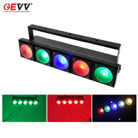 Projecteur LED matriciel 5 yeux 5x30W RGB DMX Beam Wash Strobe Blinder pour scène, bar, discothèque et éclairage d'ambiance