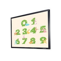 Système double tout-en-un PC Écran tactile interactif Tableau blanc interactif pour salle de classe 65'' 75'' 85'' 86'' Tableau blanc LED noir 50KGS