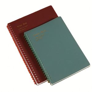 Carnet promotionnel A5 de haute qualité pour étudiants, avec logo personnalisé, couverture en PP économique, reliure spirale, couleur personnalisée, 80 pages - Product Image 1