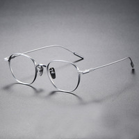 Monture optique personnalisée de l'usine de Shenzhen, montures en acétate et en titane de haute qualité, lunettes optiques CS-80801