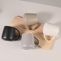Tasse en céramique personnalisable avec logo, 380 ml, pour hôtel, bureau, maison, thé, lait, café, mug en céramique pour couple