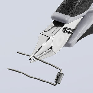 Tijeras de Corte Diagonal Knipex ESD para Electrónica, Acero Inoxidable, Borde Liso, Grado Industrial, Tijeras para Electricistas - Product Image 1