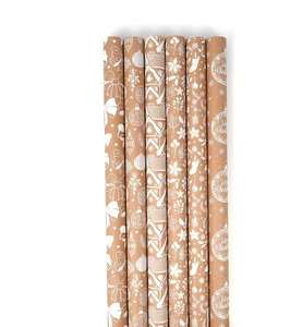 Custom <b>Christmas</b> Luxury <b>Wrapping</b> <b>Paper</b> <b>Roll</b> 80gsm Art Quality 43*300cm Jumbo Size, Festive Gift Wrap for Holiday Presents - Product Image 1