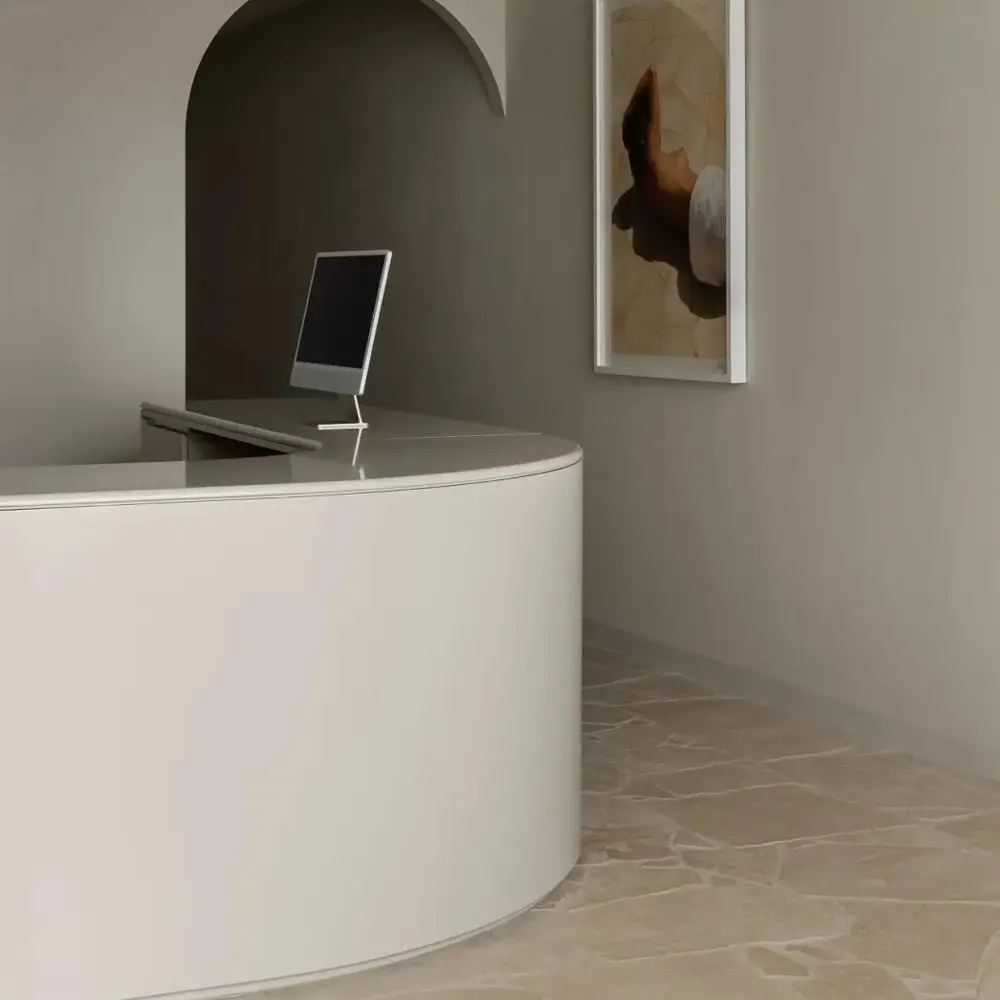 Sanhai rencana lantai profesional kontemporer ringkas Salon kecantikan Rumah rencana canggih detail desain Interior desainer Modern