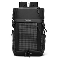 Sac à dos élégant et fonctionnel pour ordinateur portable, idéal pour l'extérieur, avec compartiment à chaussures, grande capacité et design extensible pour hommes et femmes