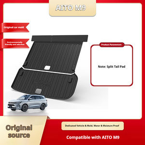 Tapis de coffre et doublure de dossier de voiture en TPE pratique, imperméable toutes saisons pour <span class=keywords><strong>AITO</strong></span> M9 2024-2025 - Product Image 4