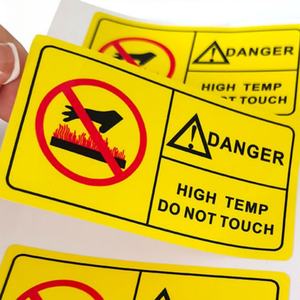 Etiquetas Adhesivas Acrílicas para Exteriores de una Sola Cara, Resistentes al Sol y al Calor, de PVC Transparente, para Señales de Almacenes - Product Image 2