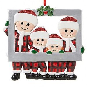 Marco de Fotos de Resina, Colgante con Nombre Personalizado, Decoración Familiar Feliz, 3D, Lindo y Personalizado para Regalo de Árbol de Navidad - Product Image 4