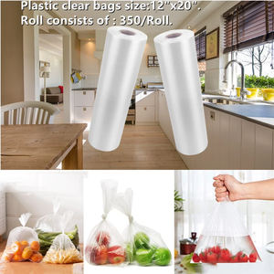 Rouleaux de sacs en plastique automatiques pour <span class=keywords><strong>le</strong></span> stockage et <span class=keywords><strong>le</strong></span> transport, sacs de rangement sur rouleaux avec ligne perforée, machine à rouleaux de sacs transparents - Product Image 4