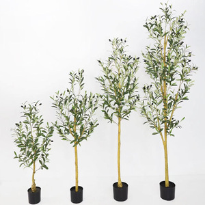 Arbre d'<span class=keywords><strong>olivier</strong></span> artificiel démontable réaliste, grande plante décorative d'intérieur, vente <span class=keywords><strong>en</strong></span> gros de verdure – Meilleure vente - Product Image 1