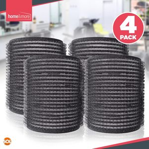 โรลม้วนผมแบบสแน็ป PVC สีดำ SOL 4PK เพิ่มวอลลุ่ม สร้างลอนผมเด้งดึ๋ง สำหรับผมยาว/ผมสั้น ลดความเสียหายจากความร้อน พกพาสะดวก - Product Image 3
