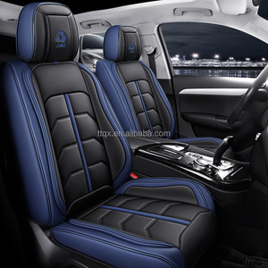 Housses de siège auto en cuir anti-rayures, protection intégrale 360° toutes saisons, compatibles avec <span class=keywords><strong>Peugeot</strong></span> <span class=keywords><strong>208</strong></span> 308 3008 5008 Hatchback SUV - Product Image 1