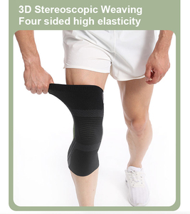 Genouillère de compression respirante en tricot 3D antidérapante de haute qualité pour la course à pied, le cyclisme et la musculation - Product Image 3