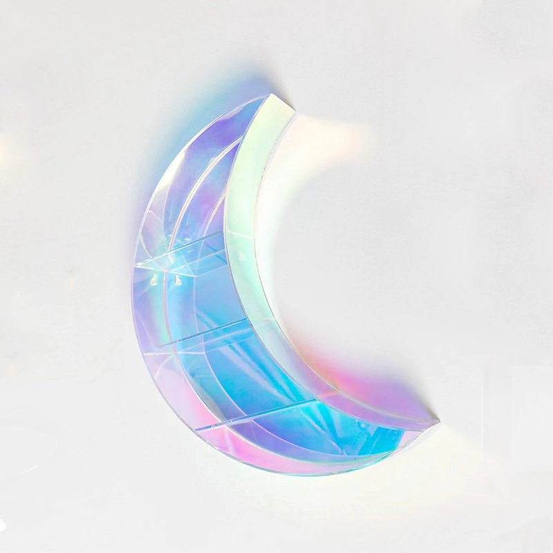 Акриловая настенная полка Moon, современная акриловая настенная полка из перспекса, настенное крепление