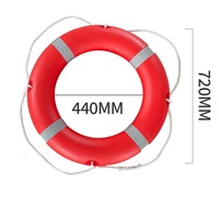 Bouées de sauvetage marines en polyéthylène BZ Factory à bon prix, diamètre 72 cm, HDPE, pour adultes, piscine, parc aquatique, pêche et navigation