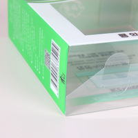 Boîte d'emballage en plastique PET de qualité supérieure shampooing conditionneur transparent huile capillaire boîte d'emballage pliante ensemble d'impression boîte en PVC