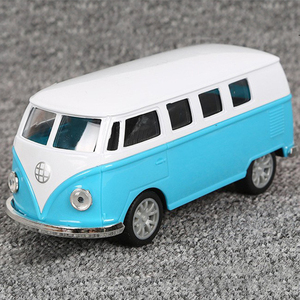 Biểu tượng tùy chỉnh 1:32 cổ điển Xe mô hình đồ chơi xe buýt cửa mở Diecast T1 xe buýt Mô Hình HợP Kim Xe kéo trở lại Diecast Mô hình xe buýt - Product Image 2