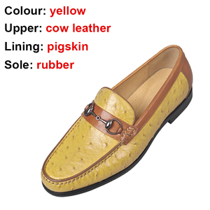 Mocassins d'été en cuir de vachette gaufré effet autruche pour hommes – Respirants, à enfiler, pour soirées et affaires - Product Image 5