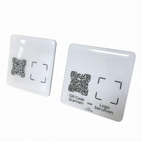 Plaque de table RFID étanche NFC avec code QR pour avis Google, en plastique/PVC, pour cartes professionnelles/de membre, 13,56 MHz