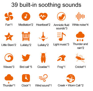 เครื่องเล่นเสียงสีขาวสำหรับเด็กรุ่นใหม่ที่ดีที่สุด MC-330 39นาฬิกาตั้งโต๊ะ LED 39แบบโมเดิร์นมีเพลงในตัวสีเทา/ไม้ลำโพง CE ROHS FCC - Product Image 6