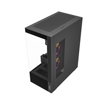 2025 Canton pas cher prix Pc Gamer complet sans outil boîtier d'ordinateur Atx étui pour ordinateur de bureau boîtier pour ordinateur Gamer