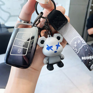 Funda Protectora para Llave de Coche de TPU Suave, Funda Personalizada con Degradado para Llave de <span class=keywords><strong>VW</strong></span> 2020-2023 Volkswagen Jetta Tiguan Atlas Arteon - Product Image 2