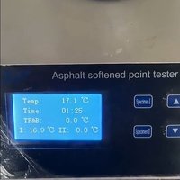 Aparato Digital para Prueba de Anillo y Bola de Betún, Probador del Punto de Fusión del Asfalto